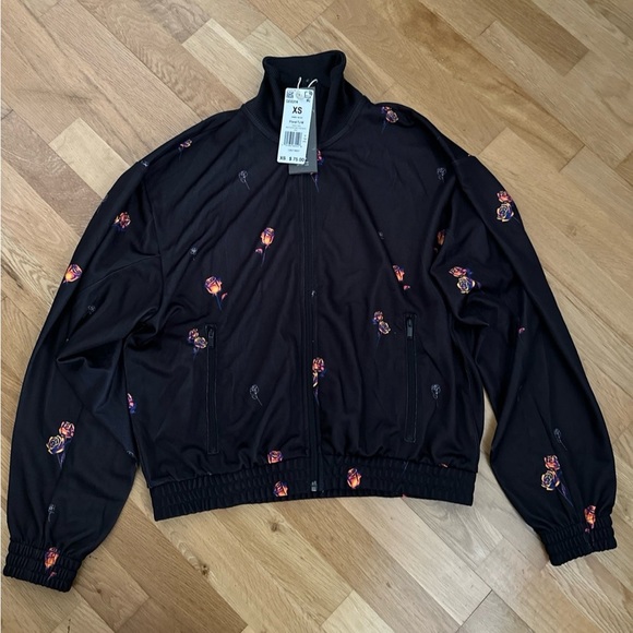 Adidas women floral rose track jacket - Picture 9 of 11